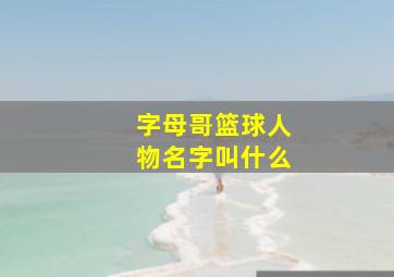 字母哥篮球人物名字叫什么