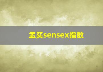 孟买sensex指数