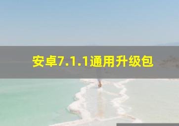 安卓7.1.1通用升级包