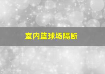 室内篮球场隔断