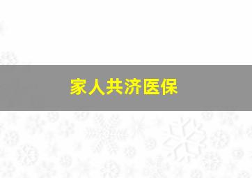 家人共济医保