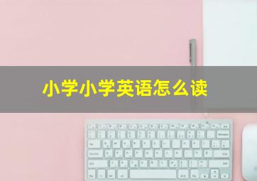 小学小学英语怎么读