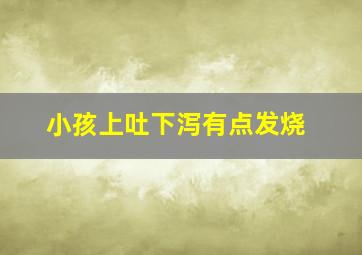 小孩上吐下泻有点发烧