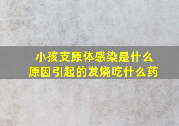 小孩支原体感染是什么原因引起的发烧吃什么药