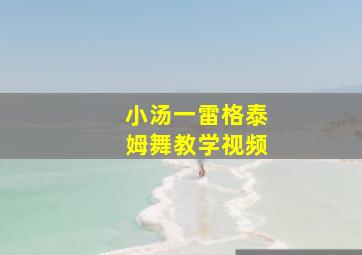 小汤一雷格泰姆舞教学视频