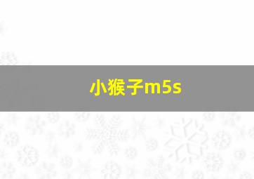 小猴子m5s