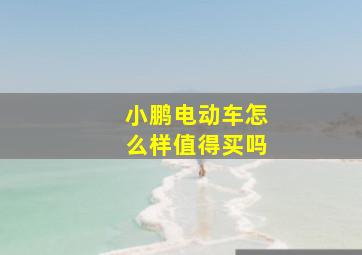 小鹏电动车怎么样值得买吗