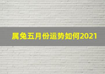 属兔五月份运势如何2021