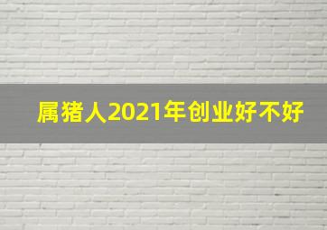 属猪人2021年创业好不好