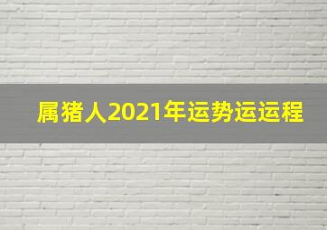 属猪人2021年运势运运程