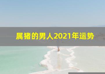 属猪的男人2021年运势