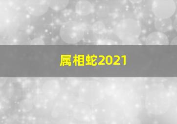 属相蛇2021