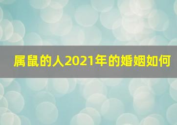 属鼠的人2021年的婚姻如何