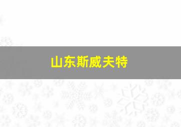 山东斯威夫特