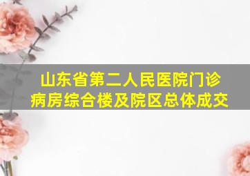 山东省第二人民医院门诊病房综合楼及院区总体成交