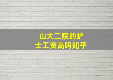 山大二院的护士工资高吗知乎