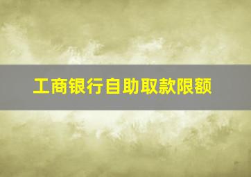 工商银行自助取款限额