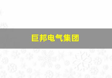 巨邦电气集团