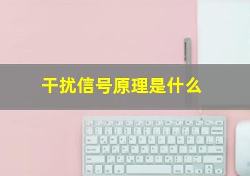 干扰信号原理是什么