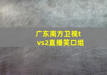 广东南方卫视tvs2直播笑口组