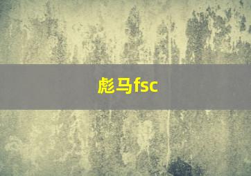 彪马fsc