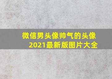 微信男头像帅气的头像2021最新版图片大全