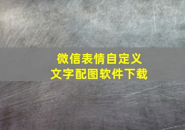 微信表情自定义文字配图软件下载