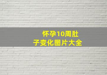 怀孕10周肚子变化图片大全