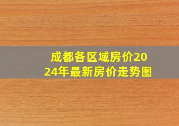 成都各区域房价2024年最新房价走势图