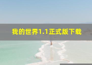 我的世界1.1正式版下载