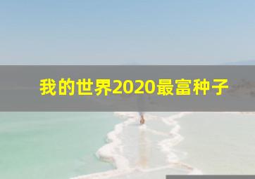 我的世界2020最富种子