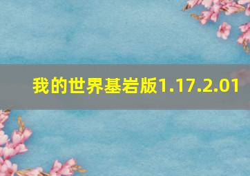 我的世界基岩版1.17.2.01