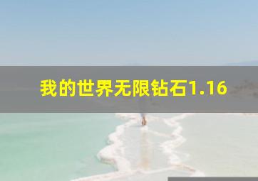 我的世界无限钻石1.16