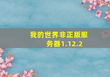 我的世界非正版服务器1.12.2