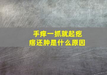 手痒一抓就起疙瘩还肿是什么原因