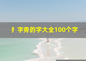 扌字旁的字大全100个字