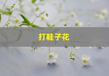 打鞋子花