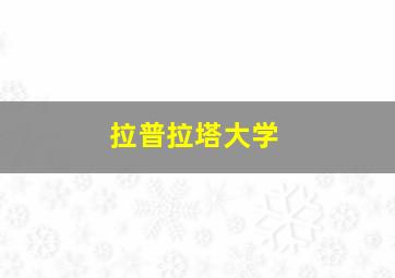 拉普拉塔大学