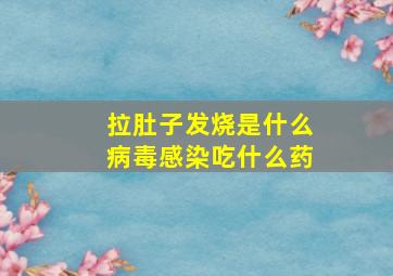 拉肚子发烧是什么病毒感染吃什么药