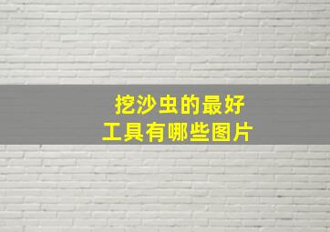 挖沙虫的最好工具有哪些图片