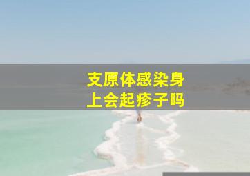 支原体感染身上会起疹子吗