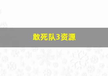 敢死队3资源