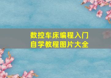 数控车床编程入门自学教程图片大全