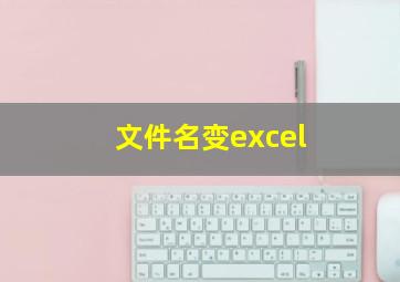 文件名变excel