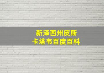 新泽西州皮斯卡塔韦百度百科