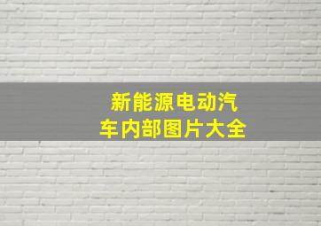 新能源电动汽车内部图片大全