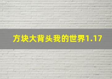 方块大背头我的世界1.17