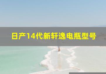 日产14代新轩逸电瓶型号