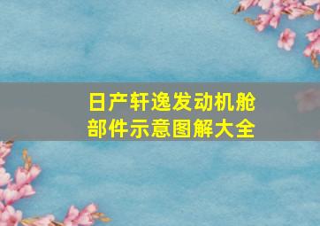 日产轩逸发动机舱部件示意图解大全