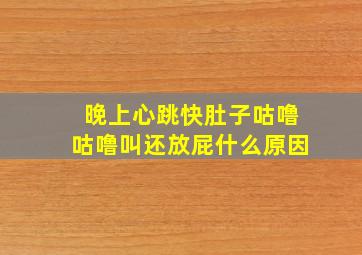 晚上心跳快肚子咕噜咕噜叫还放屁什么原因